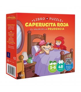 LIBRO + PUZZLE - CAPERUCITA ROJA