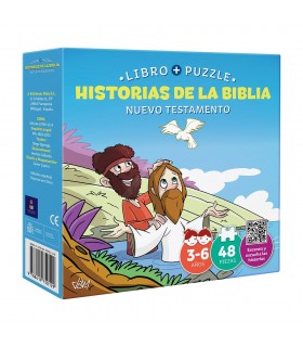 LIBRO + PUZZLE - HISTORIAS DE LA BIBLIA (NUEVO TESTAMENTO)